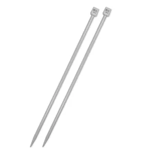 UNIQUE KNITTING Single Point Knitting Needles 35cm (14") Plastic - 6.5mm/US 10.5