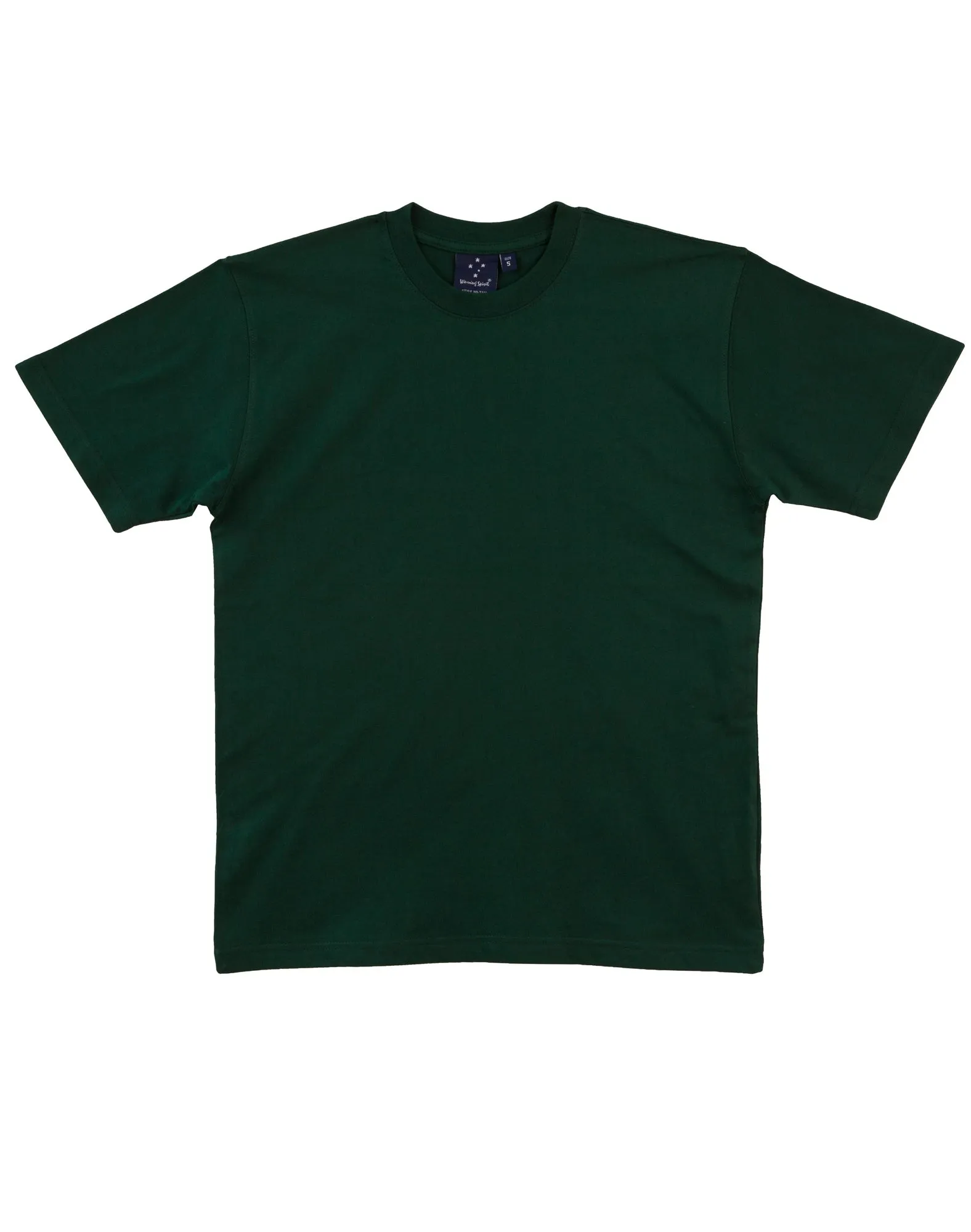 Unisex 100% Cotton Crew Neck Traditional Tee - TS01A